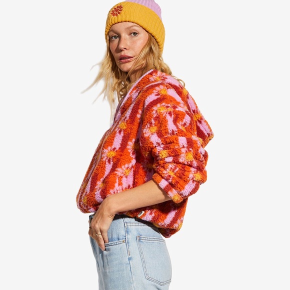 Billabong x Smiley Cozy Fleece Hoodie - Picture 4 of 8